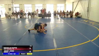 119 lbs Placement Matches (16 Team) - Nicholas Raptis, New York Gold vs Henry Jones, Virginia