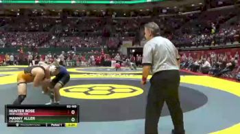 D2-165 lbs Cons. Round 2 - Manny Aller, Columbian vs Hunter Rose, New Lexington