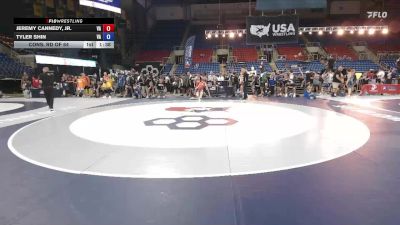 120 lbs Cons. Rd Of 64 - Jeremy Cannedy, Jr., VA vs Tyler Shin, VA