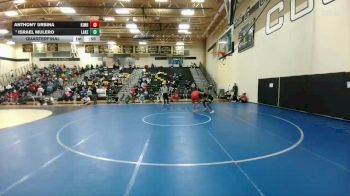 285 lbs Quarterfinal - Israel Mulero, Richardson Lake Highlands vs Anthony Urbina, Dallas Kimball