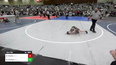 73 lbs Consi Of 8 #2 - Michael Muller, Caldwell WC vs Weston Phillips, Mat Time