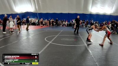 96 lbs Round 3 (3 Team) - Jayden Boston, Neighborhood vs Chansen Hart, Killer Elite