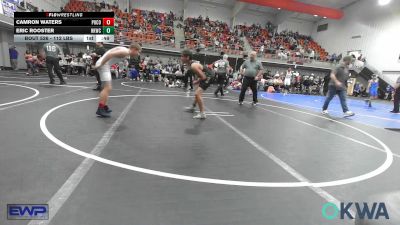 112 lbs Consolation - Camron Waters, Pocola Youth Wrestling vs Eric Rooster, Henryetta Knights Wrestling Club