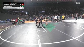 4A Boys 144 lbs Quarterfinal - Jackson Swanson, North Bend Boys vs Dillan Davis, Sweet Home Boys