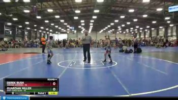 92 lbs Round 4 (6 Team) - Guardian Miller, East Coast Elite vs Derek Bush, Virginia Hammers