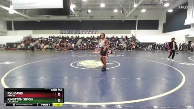 113 lbs Cons. Round 3 - Ryu Davis, Merced vs Kingston Simon, La Canada