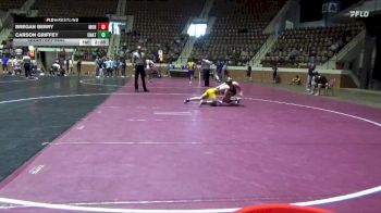 133 lbs Quarterfinal - Carson Griffey, Reinhardt University (GA) vs Bregan Berry, Reinhardt University (GA)