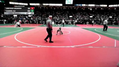 45 lbs Cons. Round 5 - Gabriel Ali, WSW1 vs Greyson Grunden, EWO3