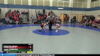 73 lbs Round 1 (4 Team) - Hank Ausbrooks, Mater Dei vs Kingsten Pedigo, Plainfield Quakers