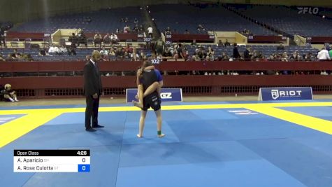 America Aparicio vs Arianna Rose Culotta 2024 Pan IBJJF Jiu-Jitsu No-Gi Championship