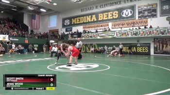 215 lbs Champ. Round 1 - Scott Smith, Oak Harbor vs Jesse Wood, New Lexington