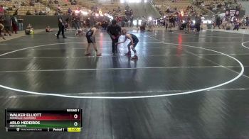 90 lbs Round 1 - Arlo Medeiros, Iron Knights vs Walker Elliott, Riverdale Warriors