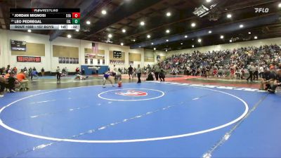 157 Boys Cons. Round 5 - Jordan Mignosi, Coastal Academy vs Leo Pedregal, Eastlake