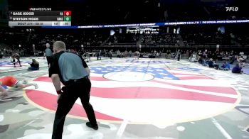 Cons. Round 2 - Gage Jodozi, Parkston vs Stetson Riggs, Hanson