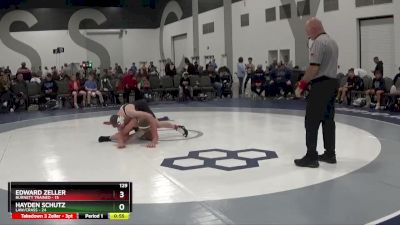 129 lbs Semis & 1st Wrestleback (8 Team) - Hayden Schutz, LAW/Crass vs Edward Zeller, Burnett Trained