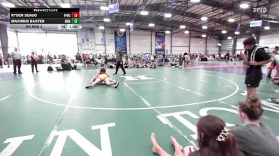 170 lbs Rr Rnd 2 - Ryder Seago, Faith & Fellowship Wrestling Club vs Maximus Baxter, Knights Wrestling Club-Red