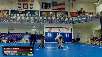 144 lbs Quarters & Wb (16 Team) - Cortez Rhodes, Purdue Polytechnic vs Jeffrey Huyvaert, New Prairie