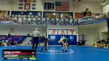 144 lbs Quarters & Wb (16 Team) - Cortez Rhodes, Purdue Polytechnic vs Jeffrey Huyvaert, New Prairie