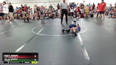 48 lbs Round 3 (4 Team) - Rhett Jenkins, Buffalo Valley WC vs Rylan Garcia, CTWHALE