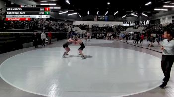 165 lbs Cons. Round 2 - Anderson Tate, Oklahoma Wesleyan vs Wes Madden, Oklahoma City