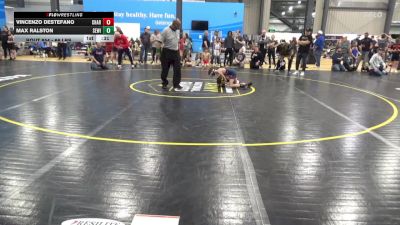 66 lbs Semifinal - Vincenzo Destefano, Charleroi vs Max Ralston, Sewickley