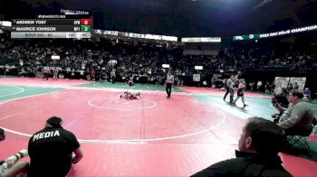 60 lbs Champ. Round 2 - Andrew Yost, CPWA vs Maurice Johnson, MP1