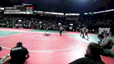 60 lbs Champ. Round 2 - Andrew Yost, CPWA vs Maurice Johnson, MP1