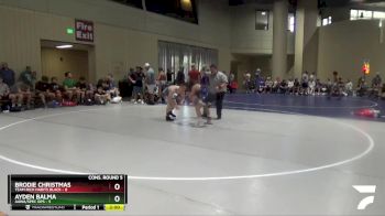 126 lbs Semis & 5th Wb (32 Team) - Brodie Christmas, Team Rich Habits Black vs Ayden Balma, AAWA/Spec Ops