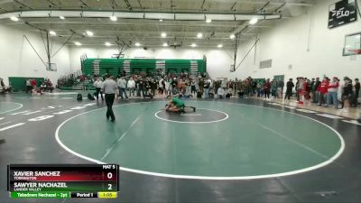 144 lbs Cons. Round 3 - Sawyer Nachazel, Lander Valley vs Xavier Sanchez, Torrington