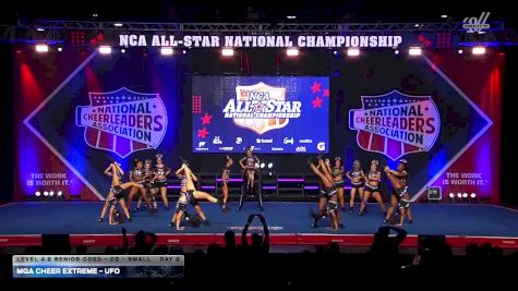 MGA Cheer Extreme - UFO [2026 L4.2 Senior Coed - D2 - Small Day 2] 2026 NCA All-Star National Championship