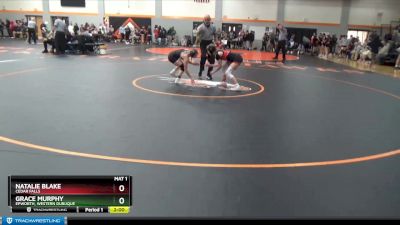 100 lbs Semifinal - Grace Murphy, Epworth, Western Dubuque vs Natalie Blake, Cedar Falls