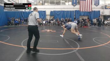 157 lbs Champ. Round 2 - Joshua Wong, Marymount vs Noah Rice, Messiah