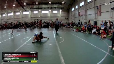 52 lbs Round 4 (8 Team) - Jeremiah Hosman, Hammers Blue vs Luke Pinkerton, Phoenix WC