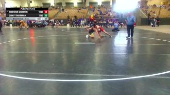115 lbs Cons. Round 3 - Gray Thurman, Minion Training Center vs Brooks Morris, Blackman Wrestling Club