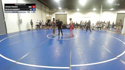 155 lbs Tavian Franks, Ohio Scarlet vs Nicolas Barrett, Virginia