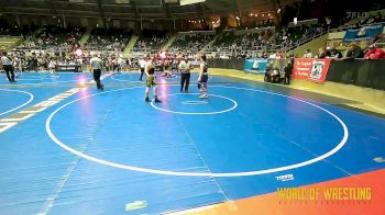 145 lbs Quarterfinal - Kadeyn McNeil, Socorro Warrior Junior Wrestling vs Kellen Cousineau, Black Fox Academy