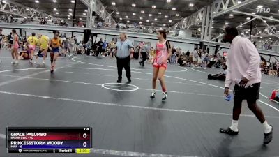 114 lbs Round 3 (8 Team) - Grace Palumbo, RaZor GWC vs Princessstorm Woody, MWA