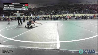 125 lbs Consi Of 8 #2 - Hailey Sisson, Shelton Wrestling Academy vs Reagan Doyle, Cowboy Wrestling Club