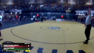 165 lbs Quarterfinal - Melton Powe, Pratt CC vs Christopher Minto, Nebraska Unattached