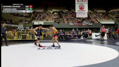 Cons. Round 2 - Nathaniel Gallegos, Sultana High School Wrestling vs Cameron James, Centennial High School Wrestling