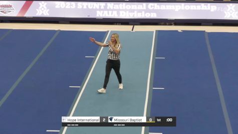 USA Cheer STUNT Nationals: NAIA Division | Hope International vs Missouri Baptist - Club Day 1