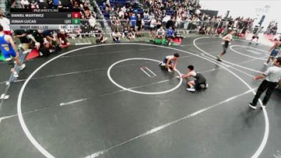 132 lbs Champ. Round 2 - Daniel Martinez, Canyon View vs Jonah Lucas, La Quinta High School