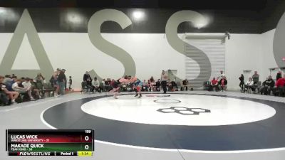 159 lbs Quarterfinals (8 Team) - Makade Quick, Team Ohio vs Lucas Wick, Wrestling University