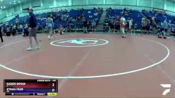 145 lbs Champ. Round 2 - Kaden Inman, IL vs Ethan Muir, OH