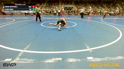70 lbs Round Of 32 - Renn Mitchell, Sebolt Wrestling Academy vs Liam King, Thoroughbred Wrestling Academy