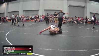 90 lbs Round 3 (10 Team) - Chanse Hall, Level Up vs Grayson Cain, Indiana Outlaws