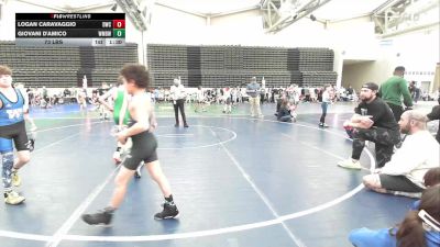 77 lbs Rr Rnd 1 - Logan Caravaggio, DoughBoys ES vs Giovani D'Amico, Williamstown Mighty Braves ES