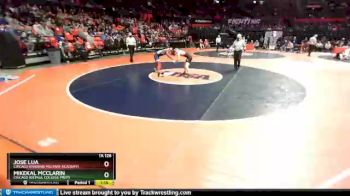 1 lbs Cons. Round 2 - Jose Lua, Chicago (Phoenix Military Academy) vs Mikekal McClarin, Chicago (DePaul College Prep)
