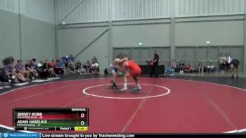 195 lbs Semis & 3rd Wb (16 Team) - Jersey Robb, Oklahoma Blue vs Adam Haselius, Michigan Blue