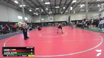 106 lbs Semifinal - Samuel Olivier, Riverside Rascals vs Jacob C. Long, Etiwanda